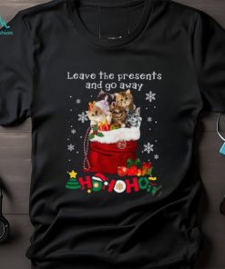 Leave Presents Christmas Cat Shirt