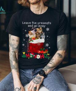 Leave Presents Christmas Cat Shirt