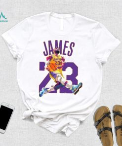 Lebron James Dunk Lakers T Shirt