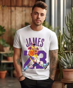 Lebron James Dunk Lakers T Shirt
