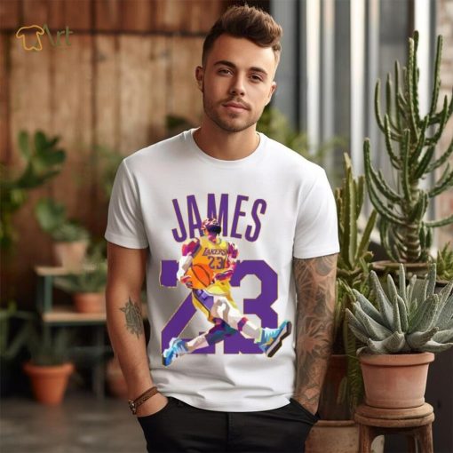 Lebron James Dunk Lakers T Shirt