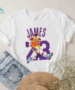 Lebron James Dunk Lakers T Shirt