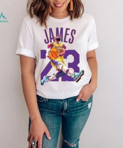 Lebron James Dunk Lakers T Shirt