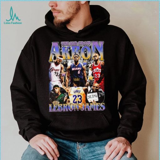 Lebron James The Kid from Akron T Shirt
