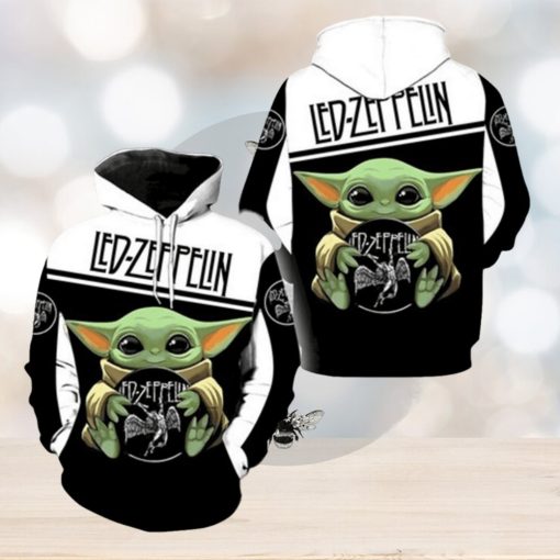 Led Zeppelin Baby Yoda Pullover Hoodie