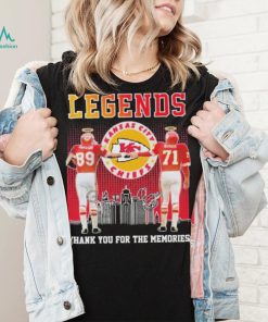 Legends Kansas City Chiefs Taylor And Budde Thank You For The Memories T Shirt