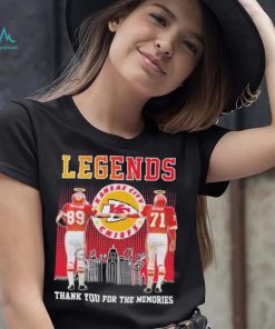 Legends Kansas City Chiefs Taylor And Budde Thank You For The Memories T Shirt