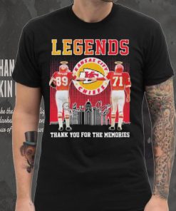 Legends Kansas City Chiefs Taylor And Budde Thank You For The Memories T Shirt
