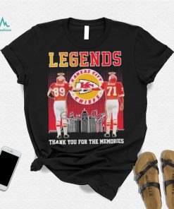 Legends Kansas City Chiefs Taylor And Budde Thank You For The Memories T Shirt