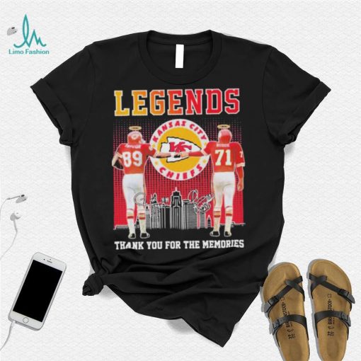 Legends Kansas City Chiefs Taylor And Budde Thank You For The Memories T Shirt