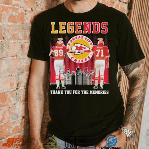 Legends Kansas City Chiefs Taylor And Budde Thank You For The Memories T Shirt