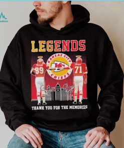 Legends Kansas City Chiefs Taylor And Budde Thank You For The Memories T Shirt