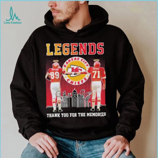 Legends Kansas City Chiefs Taylor And Budde Thank You For The Memories T Shirt