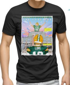 Legennds of lambeau the love era comic shirt