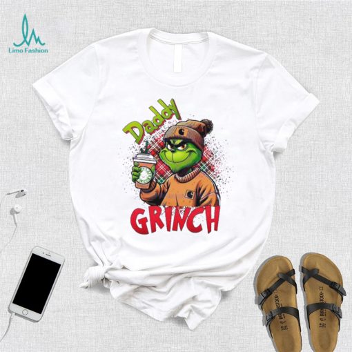 Leopard Daddy Grinch Xmas Shirt