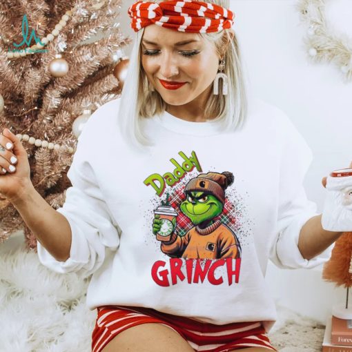 Leopard Daddy Grinch Xmas Shirt