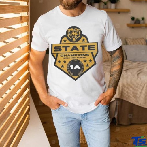 Leroy Bears 2023 Ahsaa Class 1a Football State Champions Logo T shirt