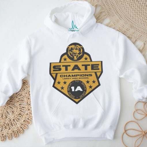 Leroy Bears 2023 Ahsaa Class 1a Football State Champions Logo T shirt