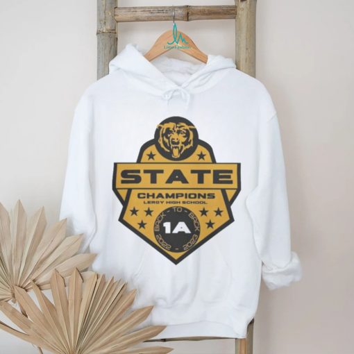 Leroy Bears 2023 Ahsaa Class 1a Football State Champions Logo T shirt
