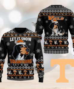 Let It Snow Volunteers Vols Let’s Go Rocky Top Ugly Christmas Sweater