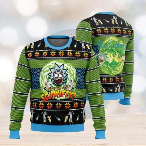 Let’s Get Schwifty! Rick and Morty Ugly Christmas Sweater