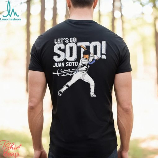 Let’s go Juan Soto New York Yankees signature retro shirt