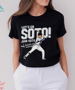 Let’s go Juan Soto New York Yankees signature retro shirt