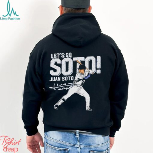 Let’s go Juan Soto New York Yankees signature retro shirt
