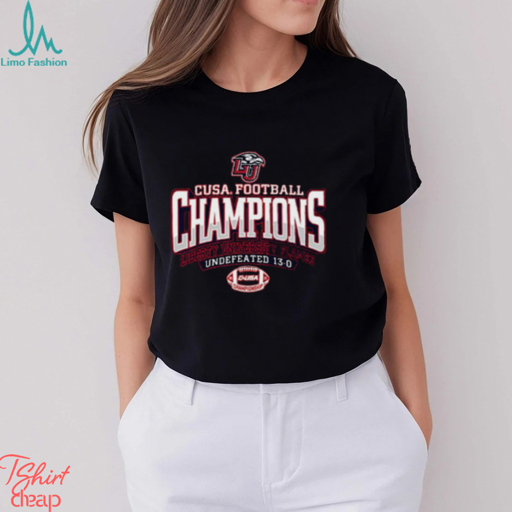 Liberty Flames 2023 C Usa Football Conference Champions T Shirt Liberty Flames 2023 C Usa Football Conference Champions T Shirt