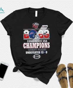 Liberty Flames 2023 Conference USA Champions Undefeated 13 0 Shirt