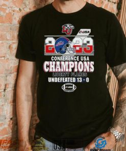 Liberty Flames 2023 Conference USA Champions Undefeated 13 0 Shirt