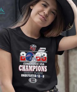 Liberty Flames 2023 Conference USA Champions Undefeated 13 0 Shirt