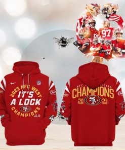Limited Edition San Francisco 49ers NFC West Champions 2023 Hoodie, Longpants, Cap