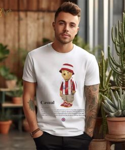 Lincoln Casual Bear Football Awaydays T Shirt.