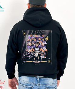 Line up Northwestern Wildcats Football in The 2023 SRS Distribution Las Vegas Bowl Shirt