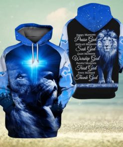 Lion Christian 3d All Over Print Hoodie