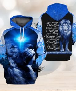 Lion Christian 3d All Over Print Hoodie