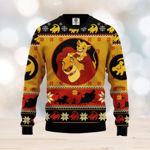 Lion King Simba Ugly Christmas Sweater For Men Women