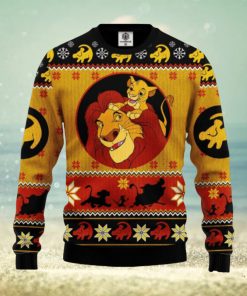 Lion King Simba Ugly Christmas Sweater For Men Women