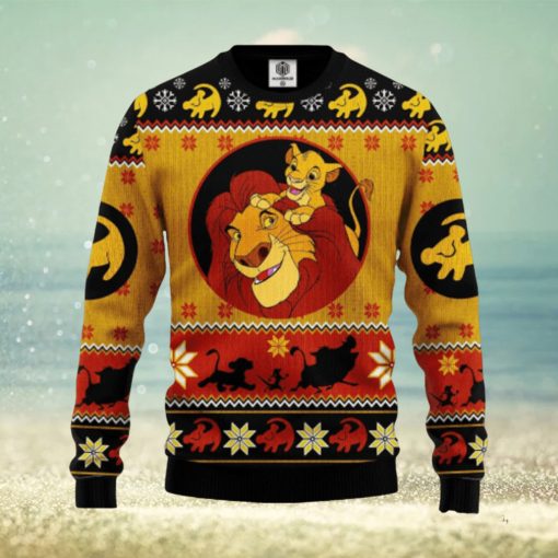 Lion King Simba Ugly Christmas Sweater For Men Women