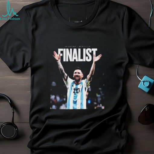 Lionel Messi Argentina National Team Champion World Cup Vintage Shirt