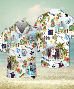 Lionel Messi Number 10 Hawaiian Shirt