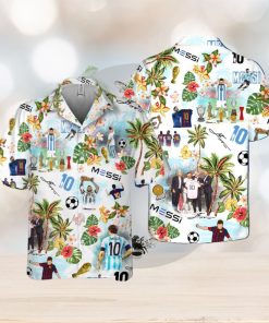 Lionel Messi Number 10 Hawaiian Shirt