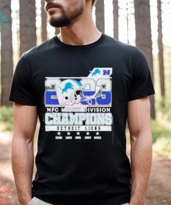 Lions 2023 NFC North Division Champions Shirt, hoodie, sweater, long sleeve and tank top Lions 2023 NFC North Division Champions Shirt