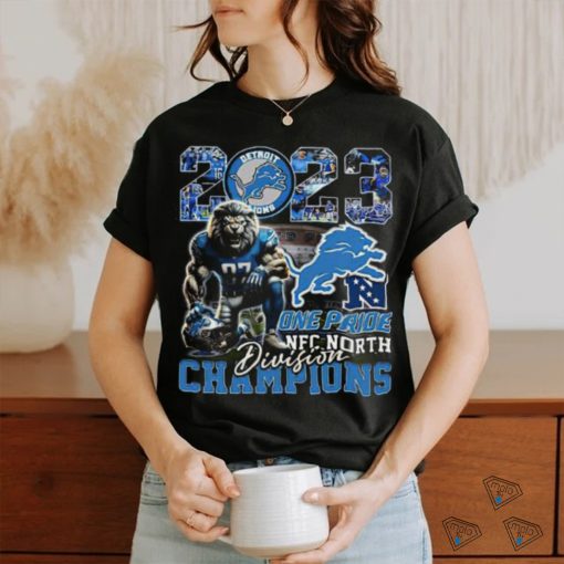 Lions 2023 One Pride NFC North Division Champions Shirt
