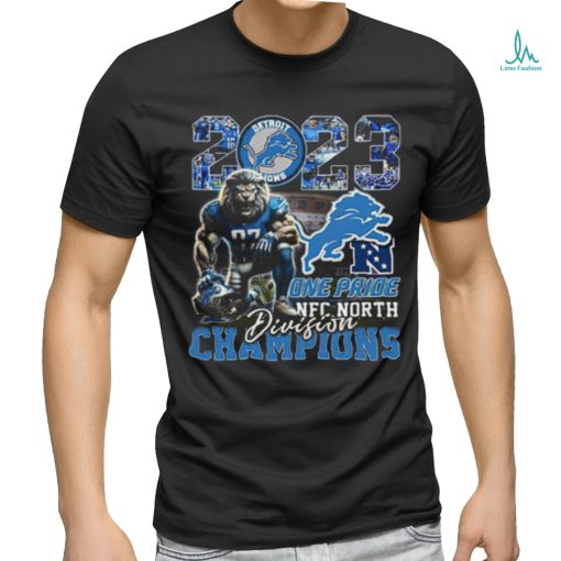 Lions 2023 One Pride NFC North Division Champions Shirt