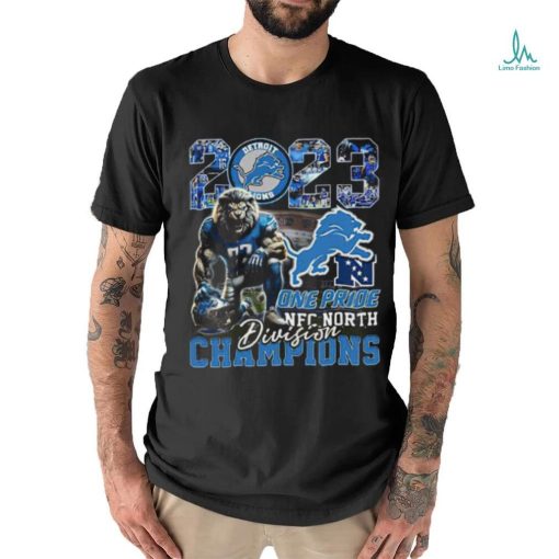 Lions 2023 One Pride NFC North Division Champions Shirt