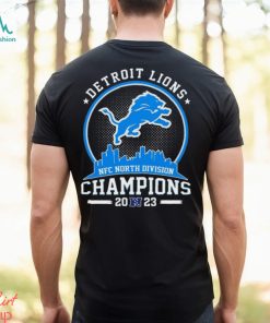 Lions Football City Logo NFC North Division Champions 2023 Shirt