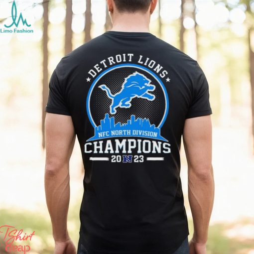 Lions Football City Logo NFC North Division Champions 2023 Shirt