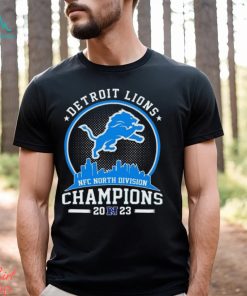 Lions Football City Logo NFC North Division Champions 2023 Shirt